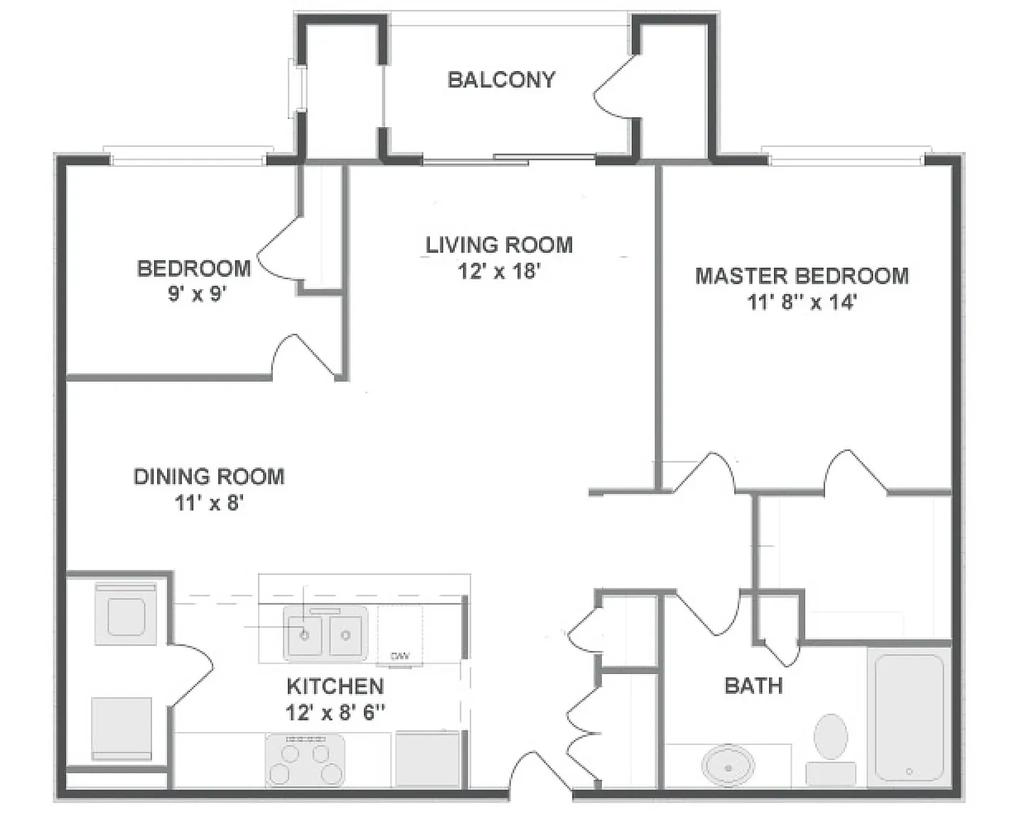 The Majestic Luxury Apartments – Floor plan