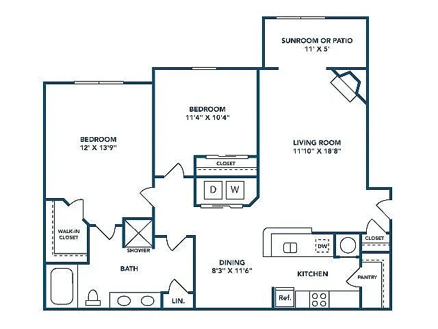 Stoneridge Farms Apartments – Floor plan
