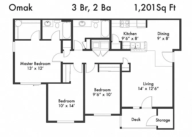 Axis Apartments – Floor plan