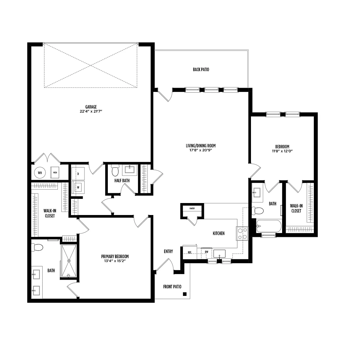 Redbud Commons – Floor plan