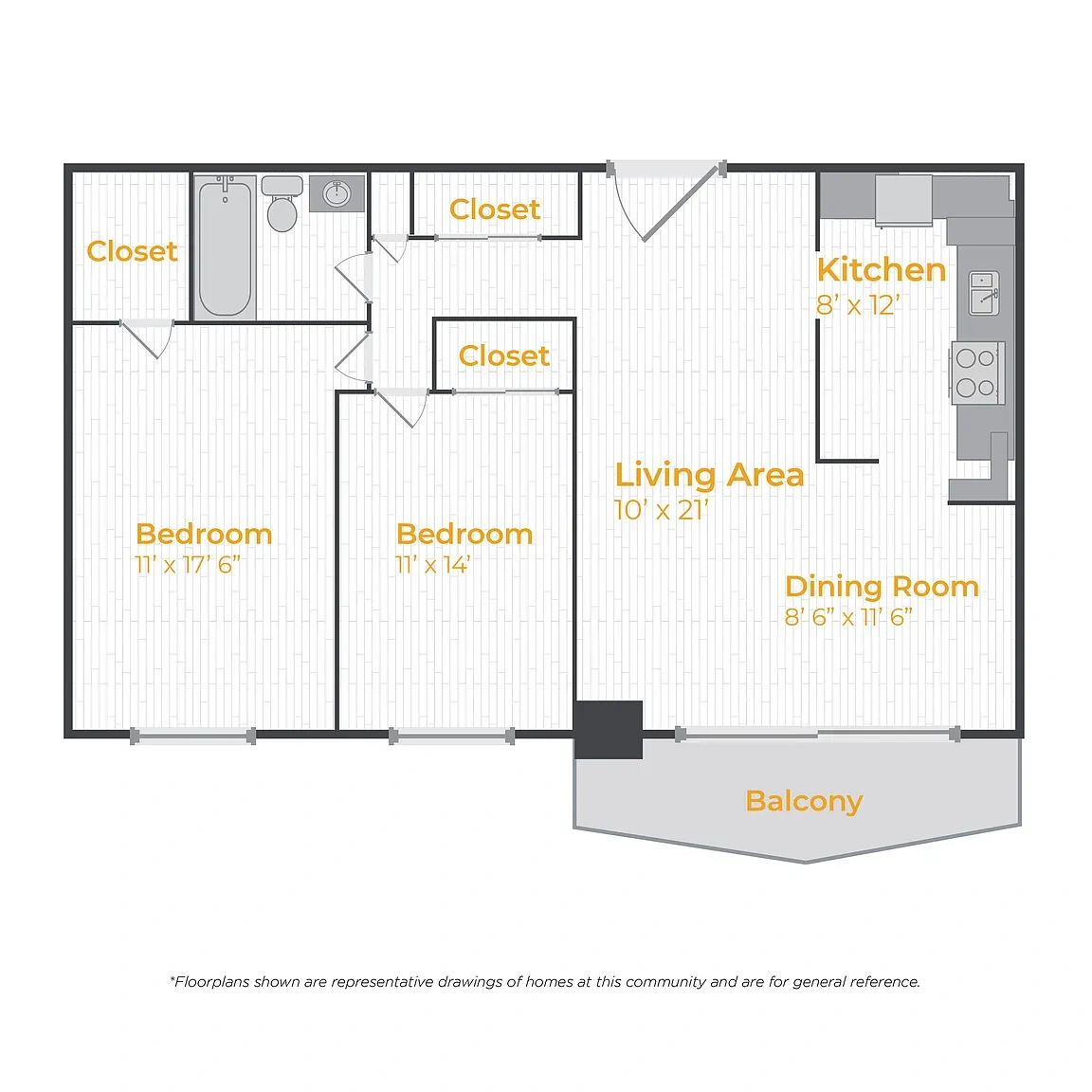 THE VANTAGE APARTMENTS – 2/1