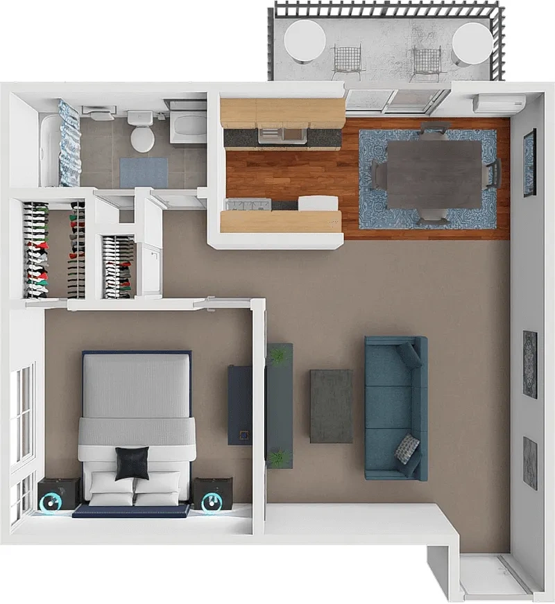 Lakota Lake Apartments – The Cutler