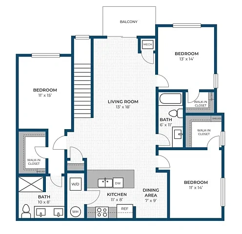 Seasons at Hoffman Estates – Floor plan