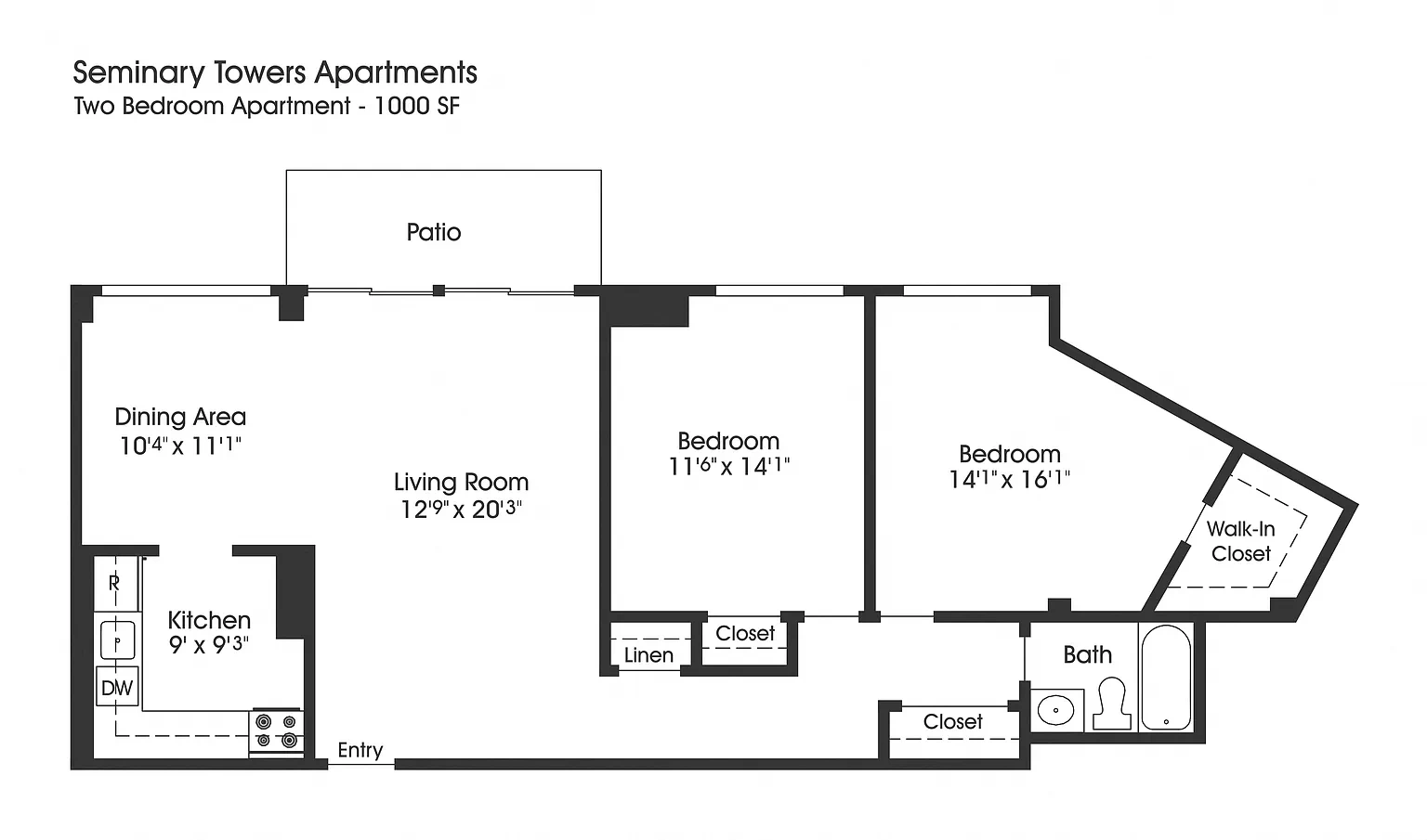 Seminary Towers – Floor plan