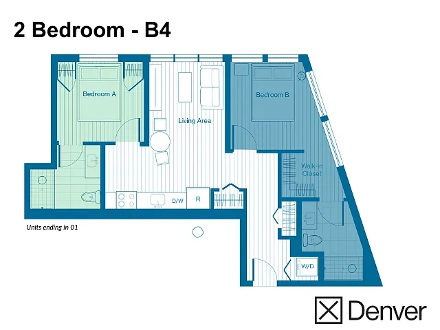 X Denver – Floor plan