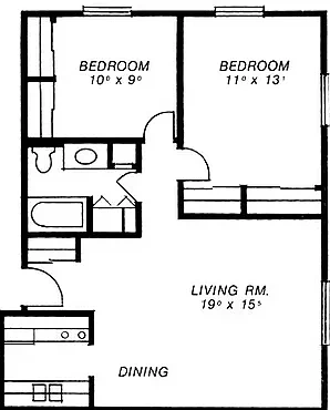 Secor Chateau – Two Bedroom