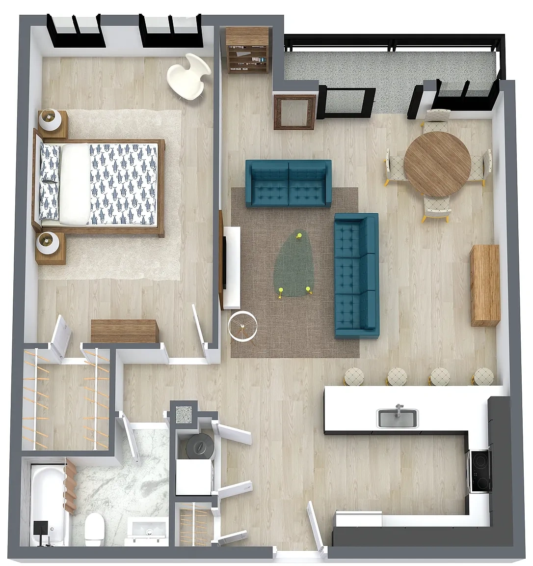 310 West – Floor plan