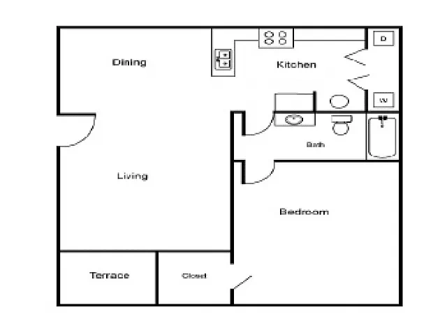 Village Place Apartment Homes – Floor plan