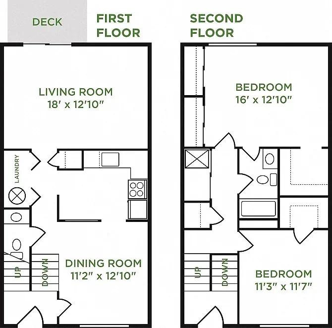 Millcroft Apartments – Floor plan