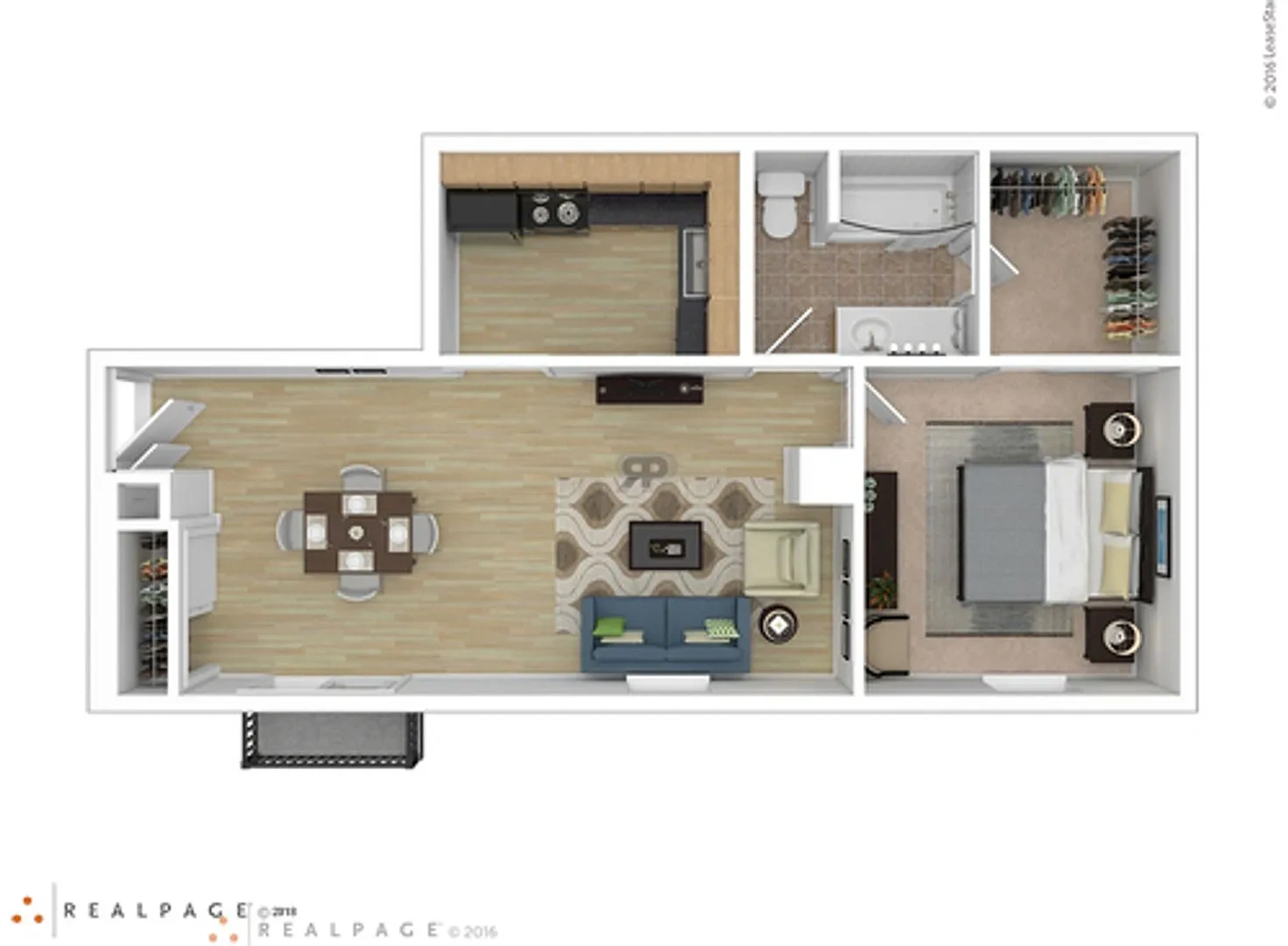 Oakmont Flats Apartments – Floor plan