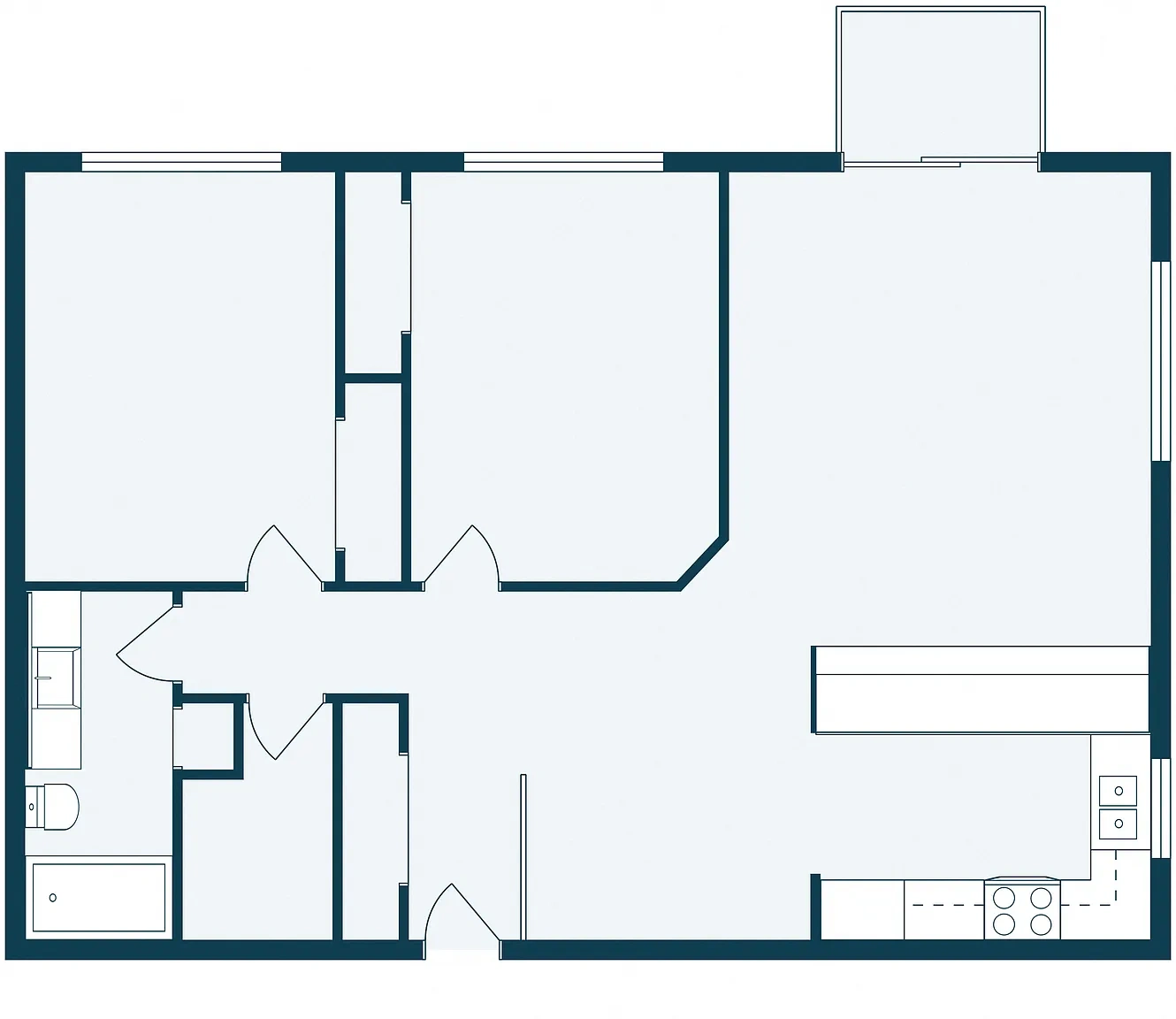 Flickertail I-VI – Floor plan