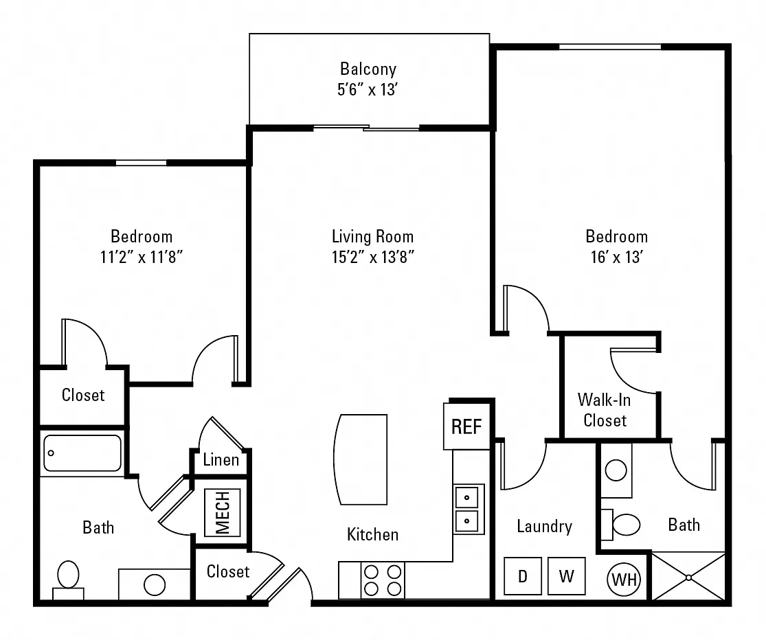 The Kane Apartment Homes – Floor plan