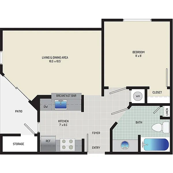 Harbour Gates Apartments – Floor plan