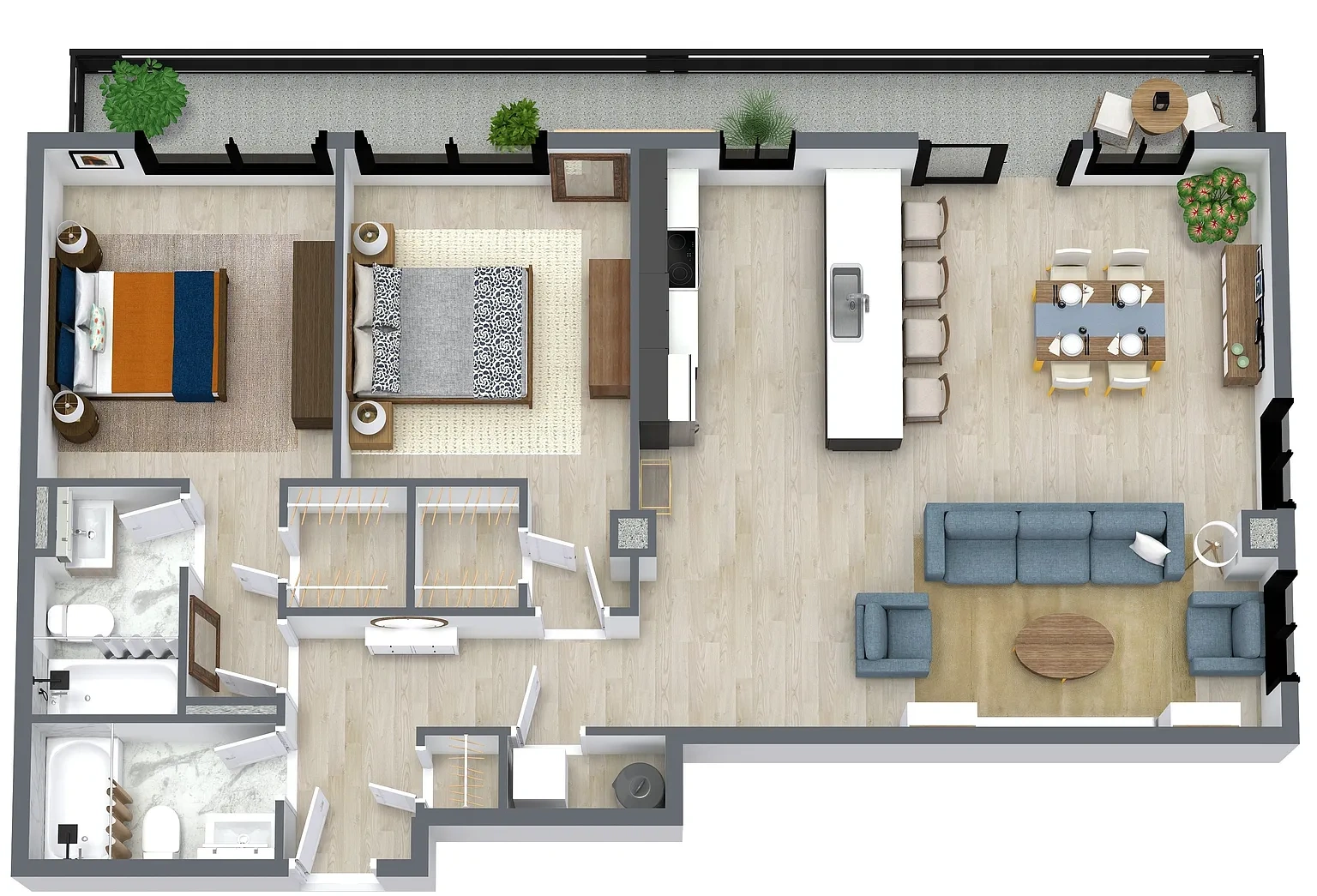 310 West – Floor plan