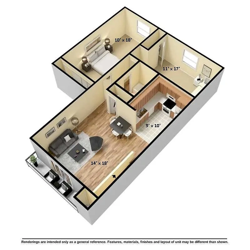 Deer Valley Apartments – Floor plan