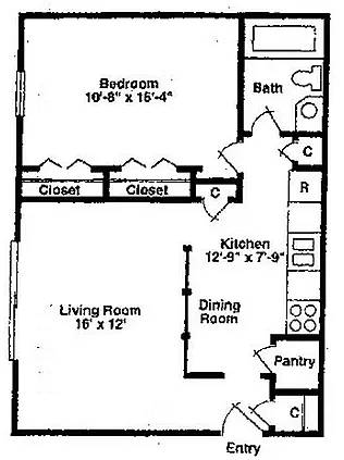 Glendale Village – 1 Bed 1 Bath
