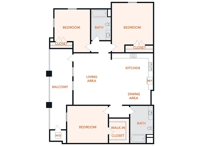 The Venue at Orange – Floor plan
