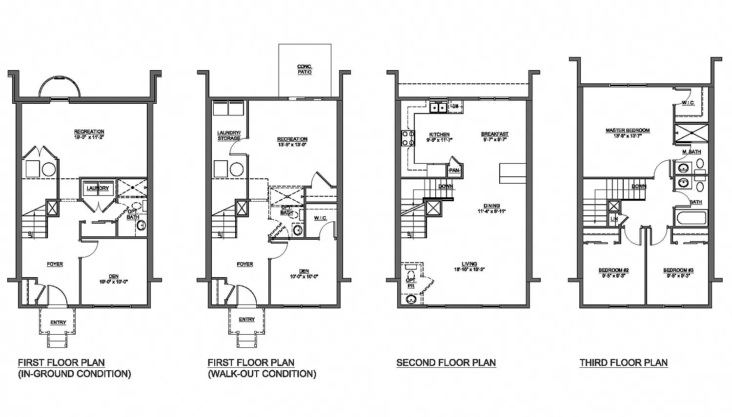 The Pointe at Manorgreen Townhomes – Floor plan