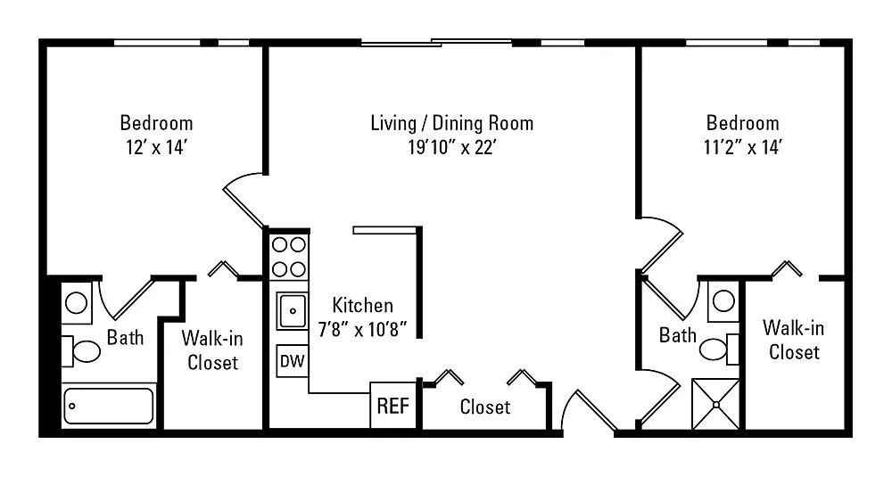 Westpointe Apartment Homes – Floor plan