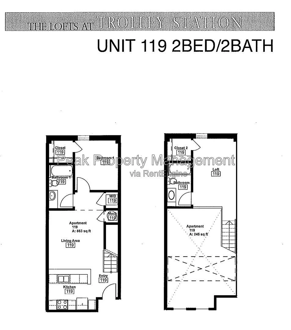 Trolley Lofts – Floor plan