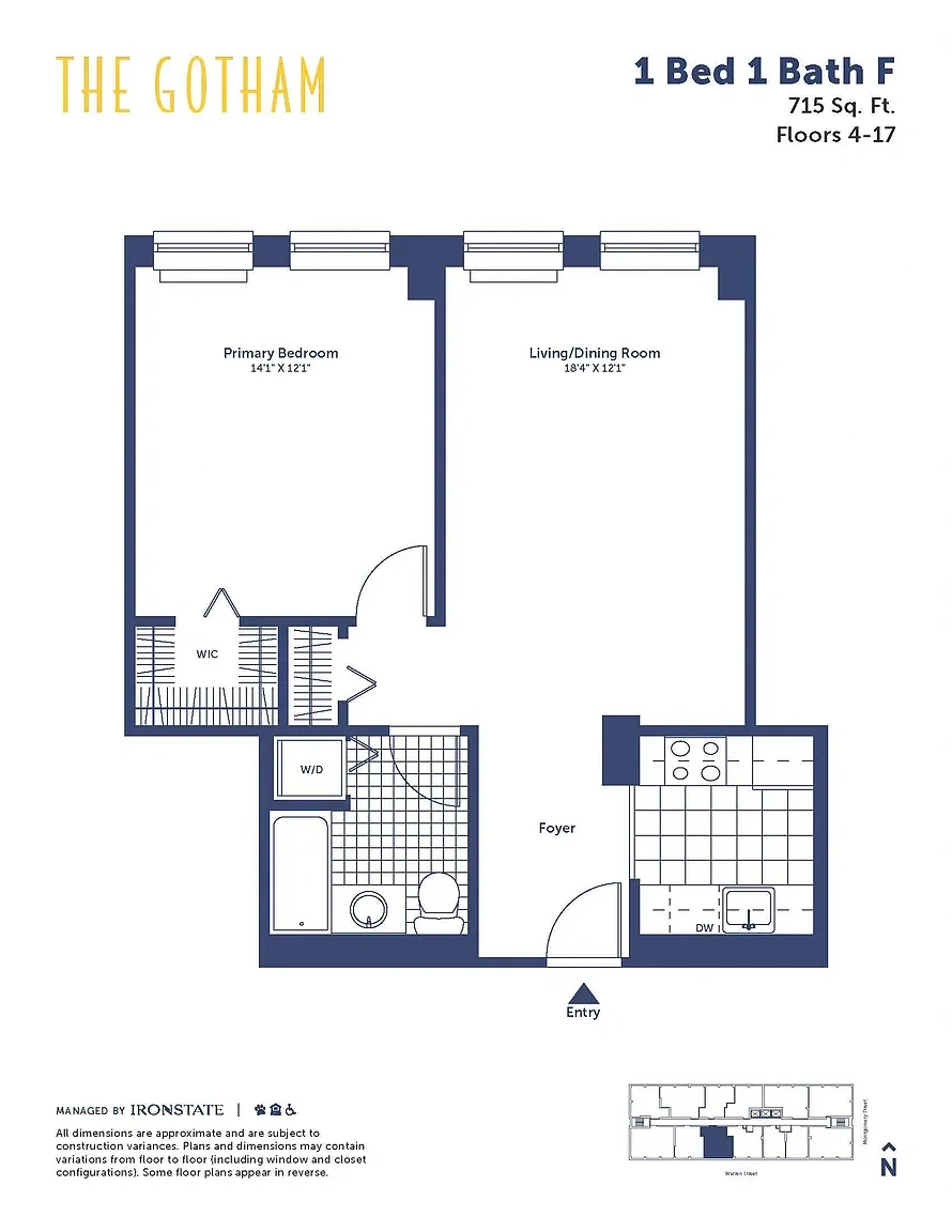 The Gotham – Floor plan