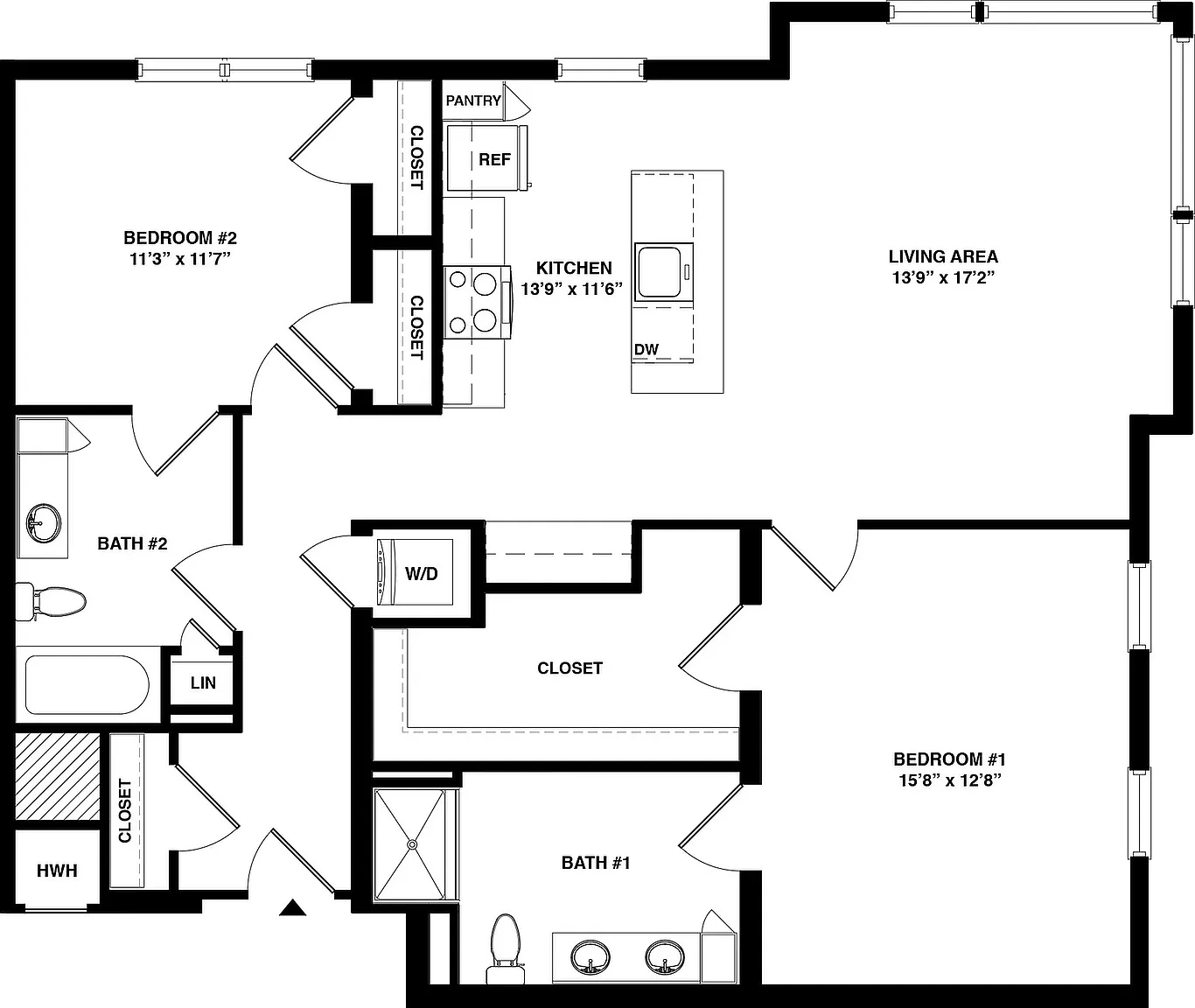 Dwell 2nd Street – Floor plan