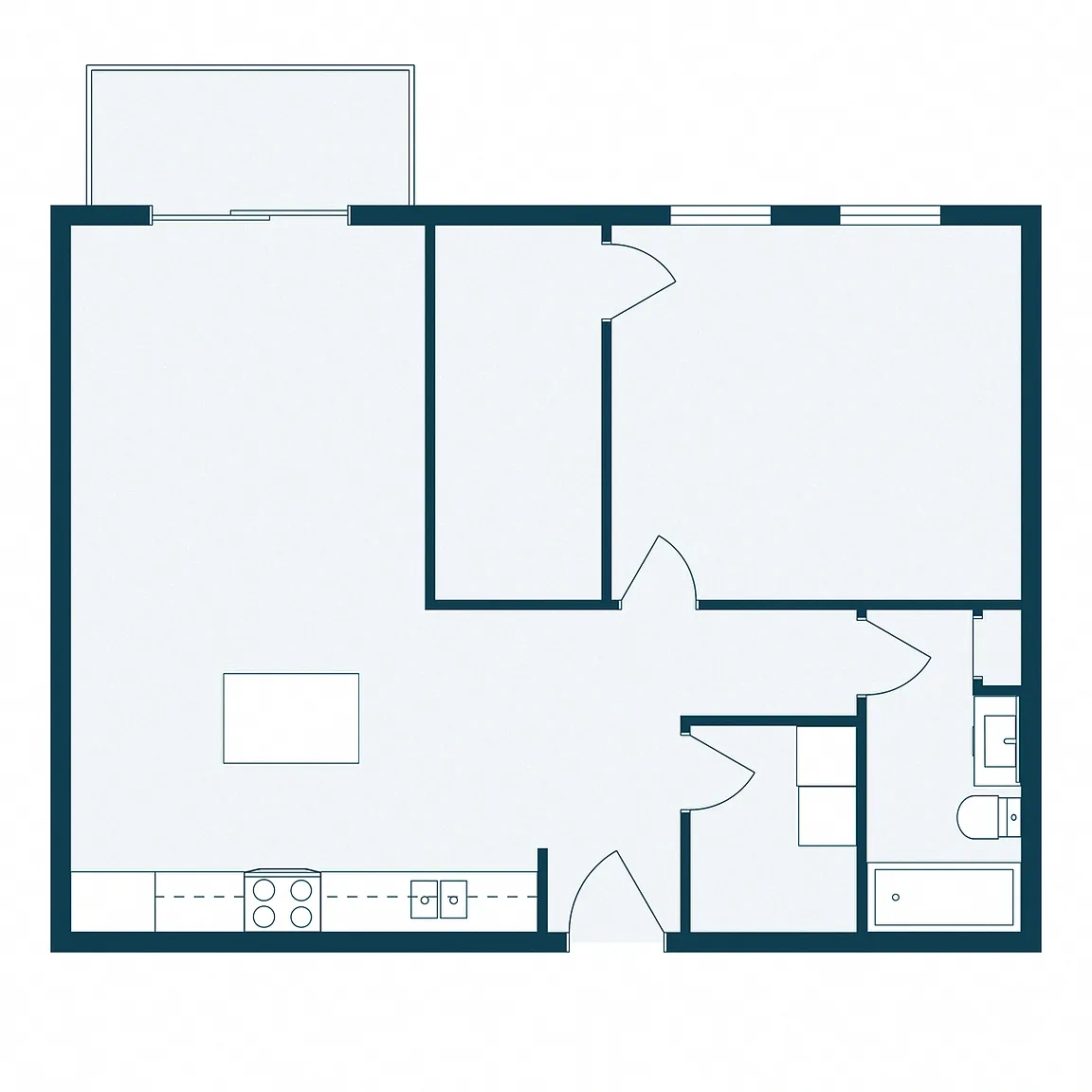 Oak Court – Floor plan
