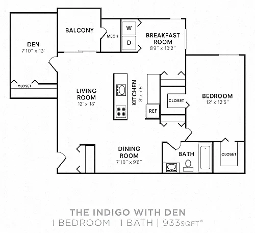 Carriage Hill Apartment Homes – Floor plan