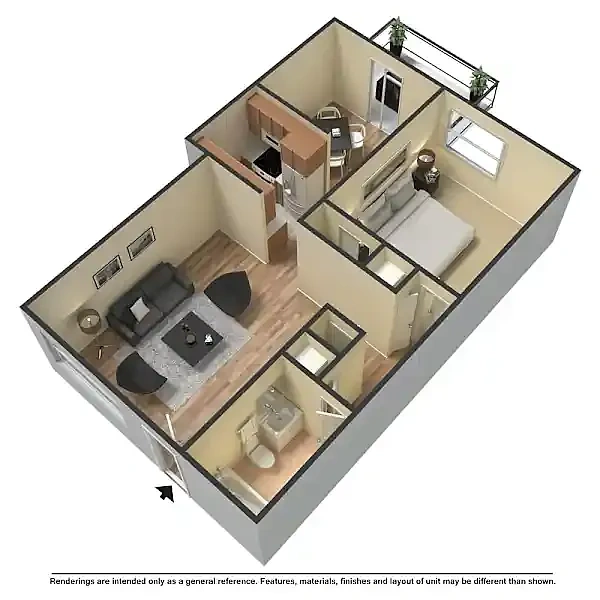 Oakwood Apartments – Floor plan