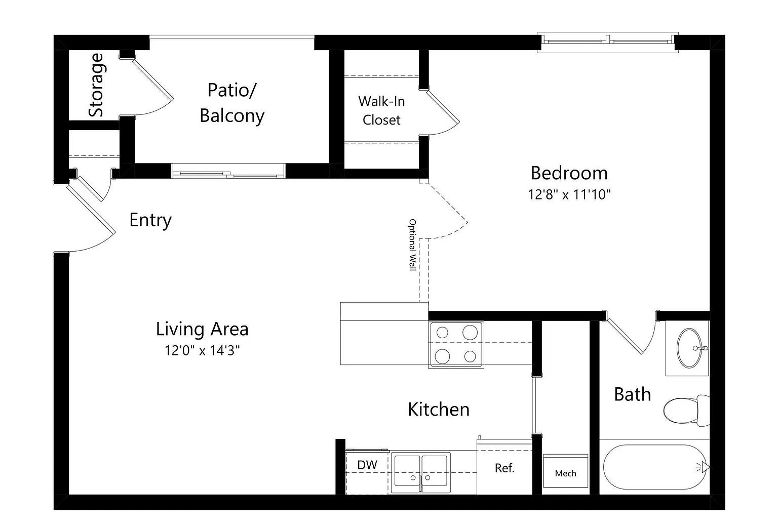 Wesley Trevento Apartments at Lithia Springs – Floor plan