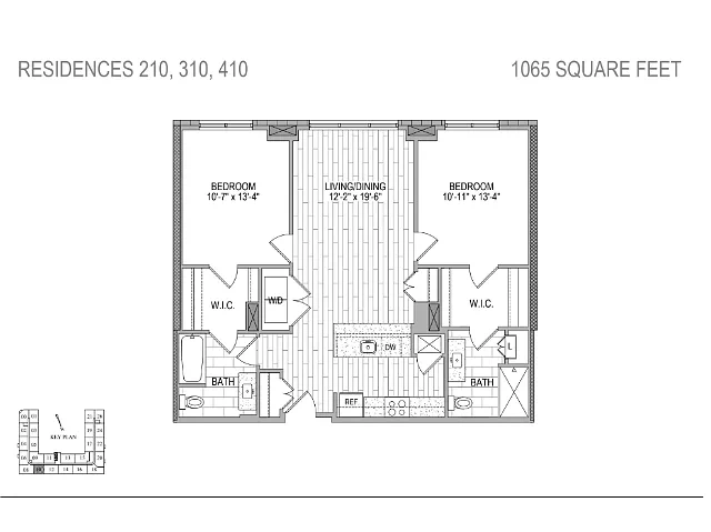 Cherry Hill Apartments – Floor plan