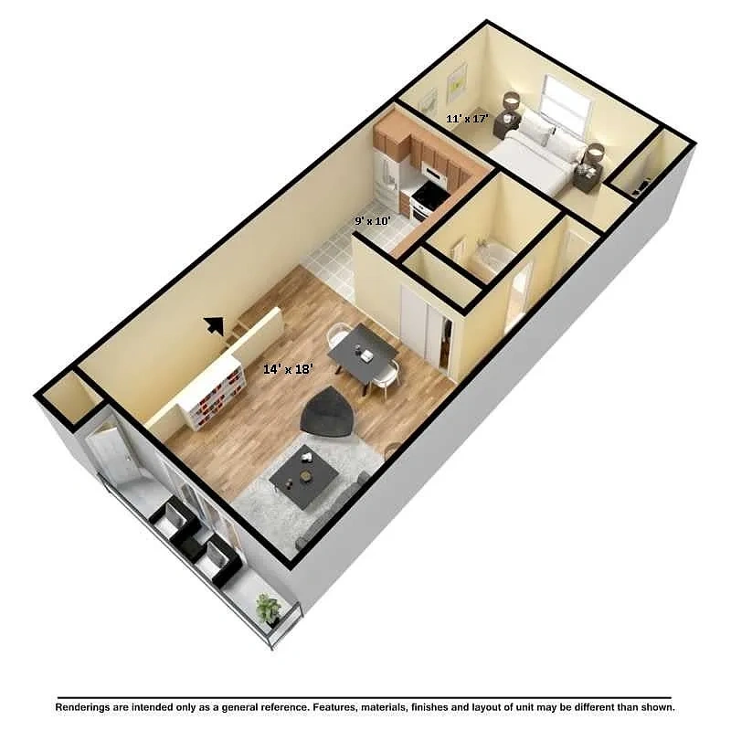 Deer Valley Apartments – Floor plan