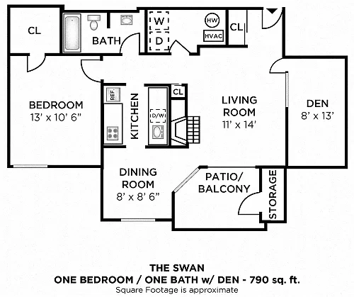 Hidden Lakes Apartment Homes – Floor plan