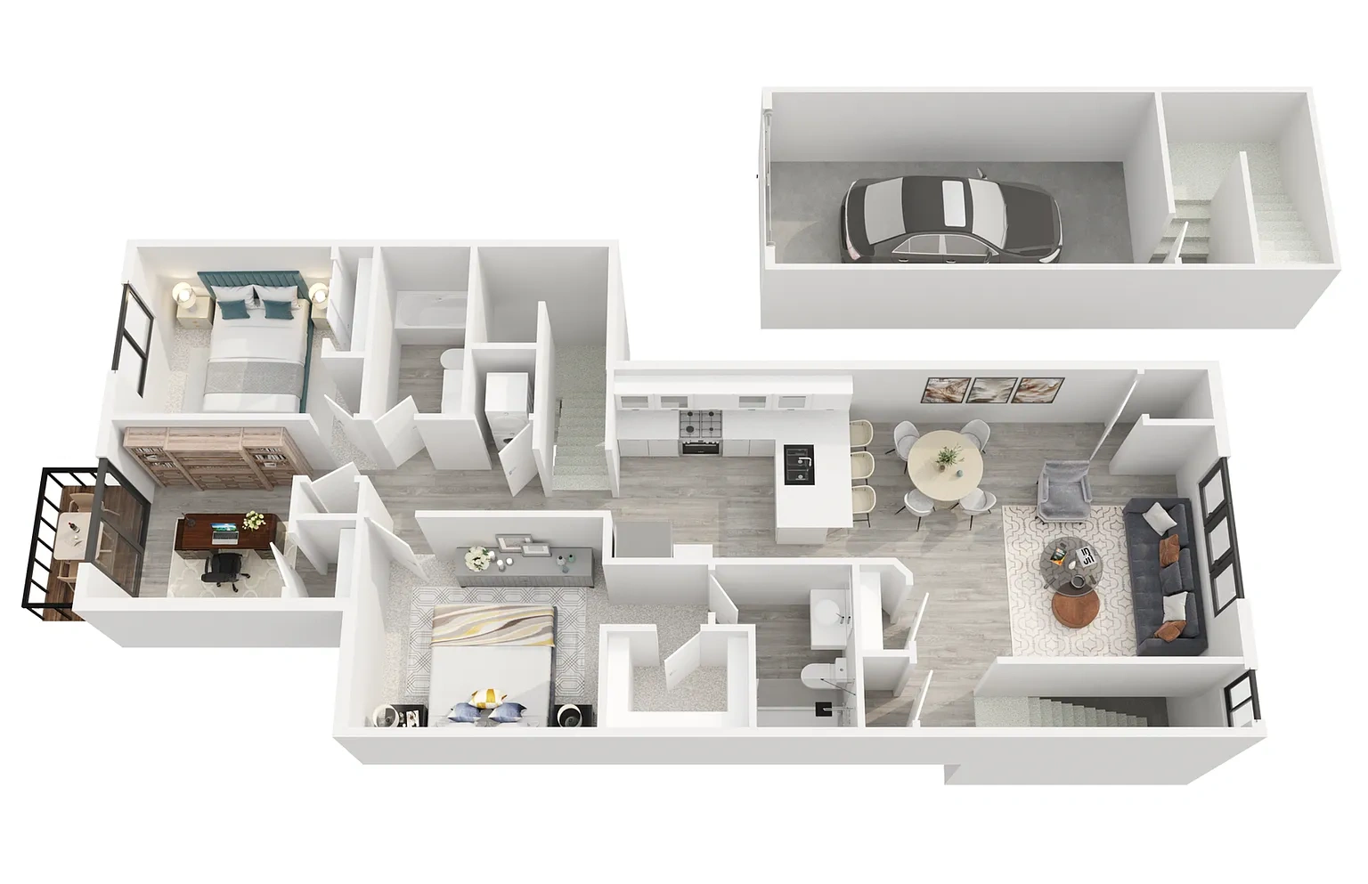 Morris Station – Floor plan