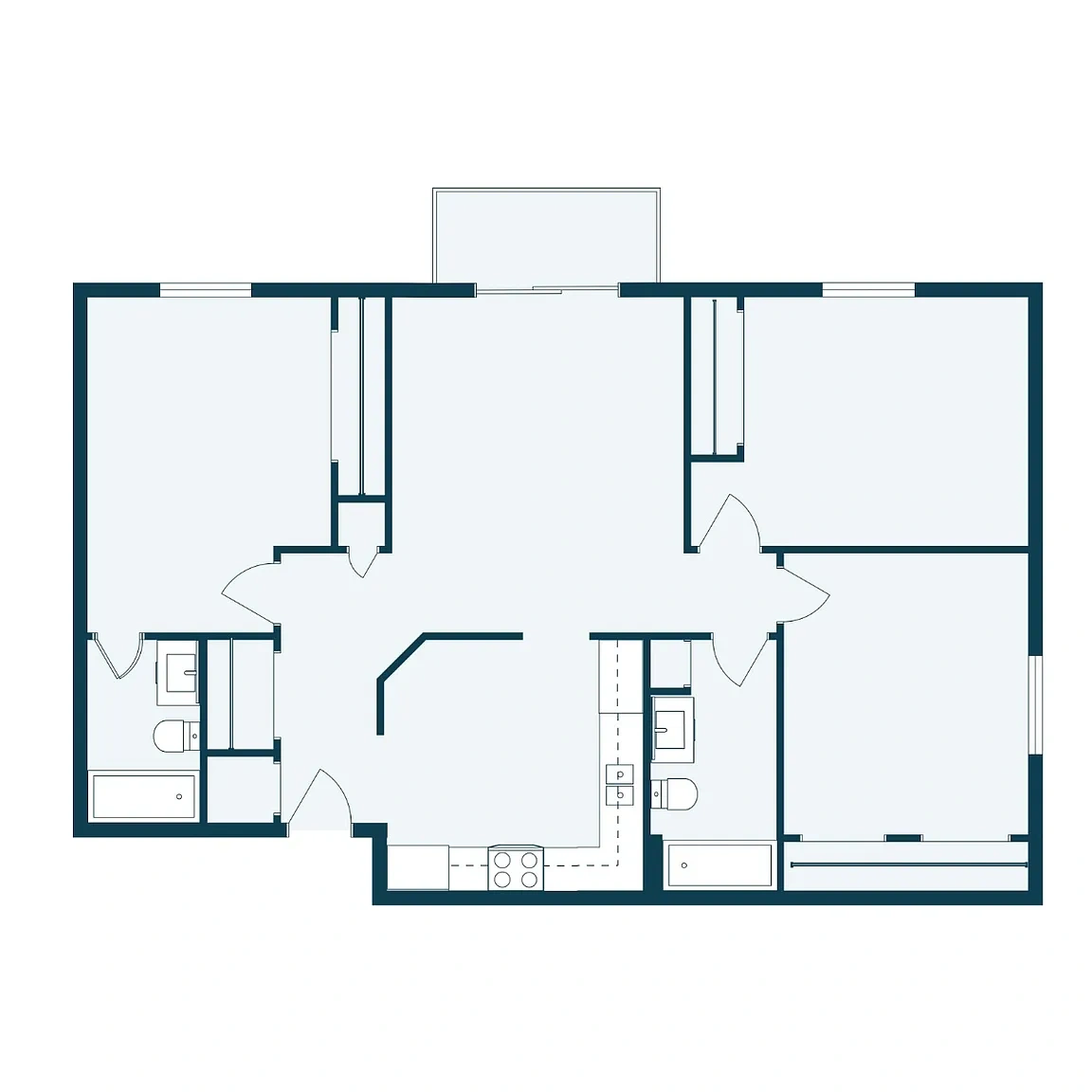Ashbury – Floor plan