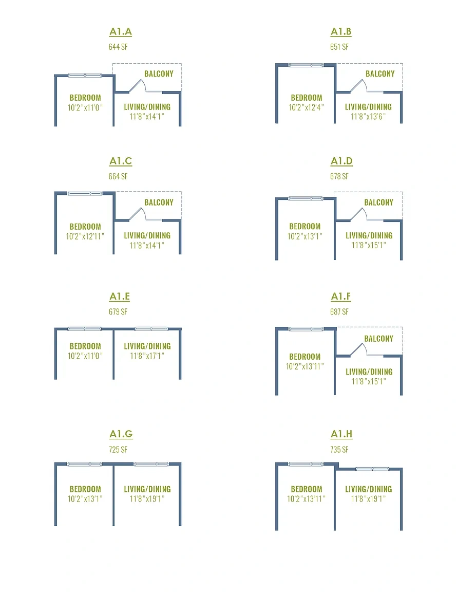 Gables at the Heights – Floor plan