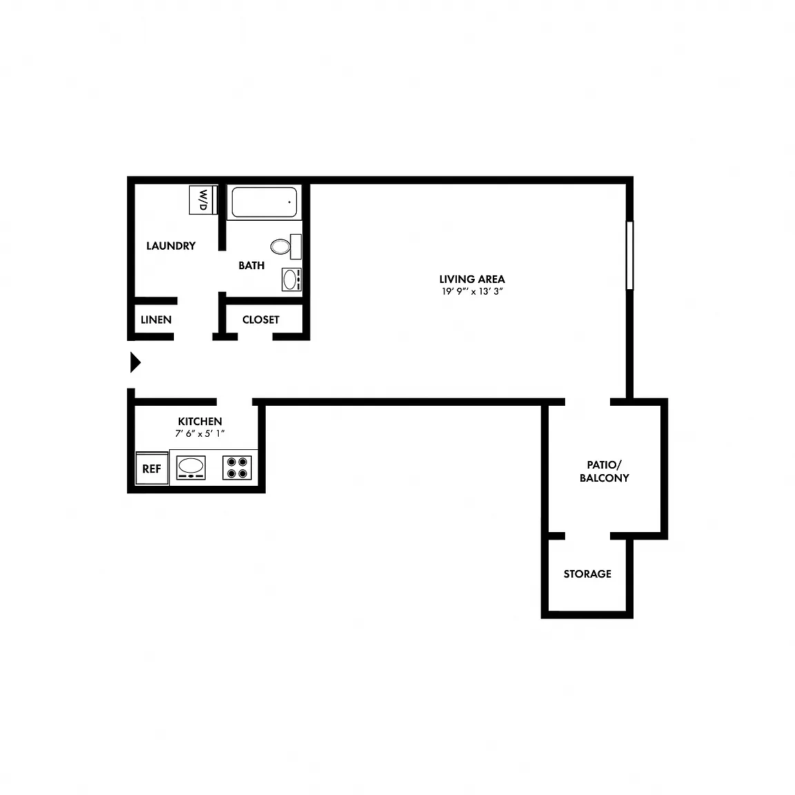 Lighthouse at Twin Lakes Apartment Homes – Floor plan