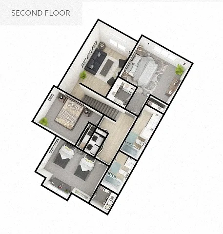Rise Townhomes – Floor plan