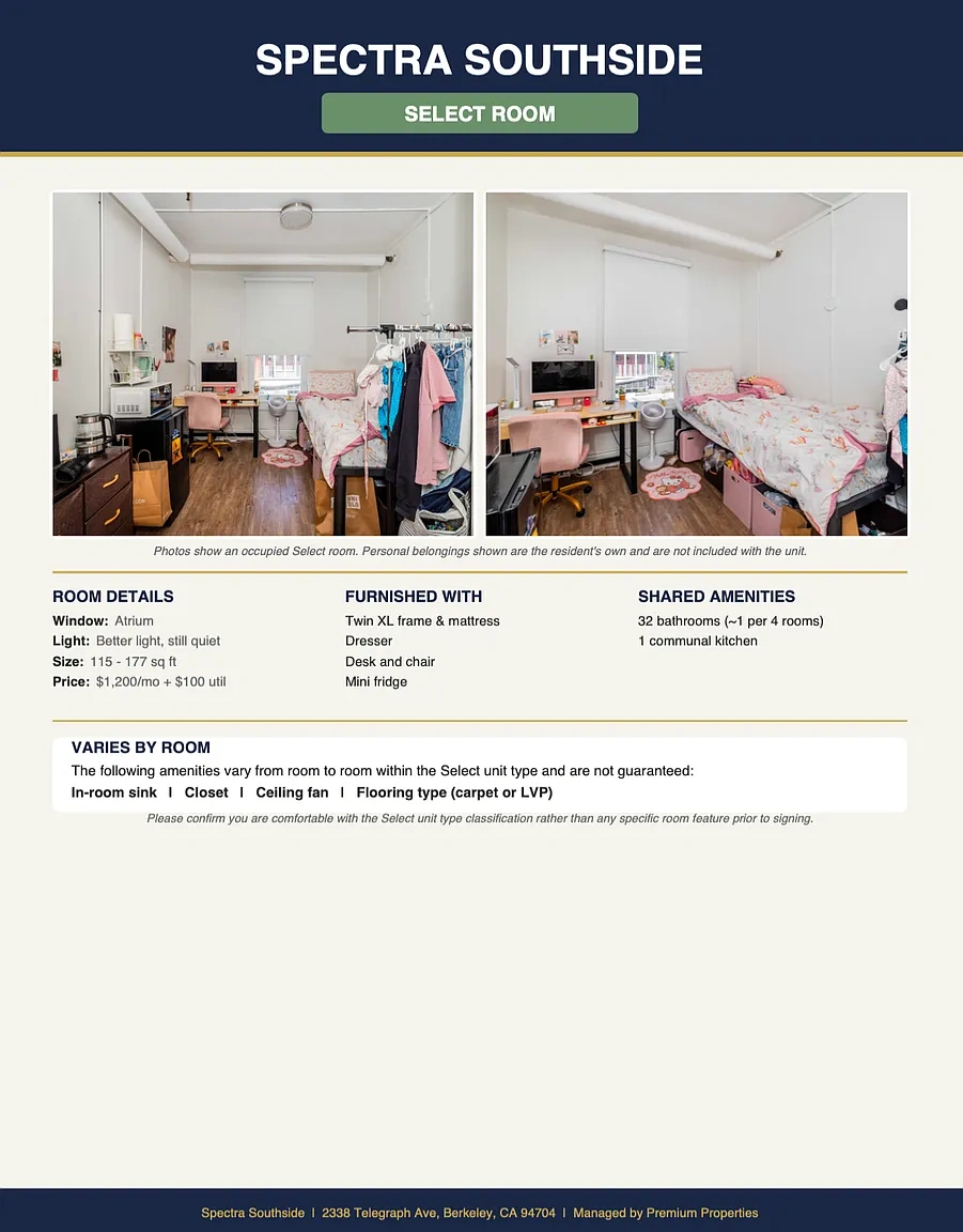 Spectra Southside – Floor plan