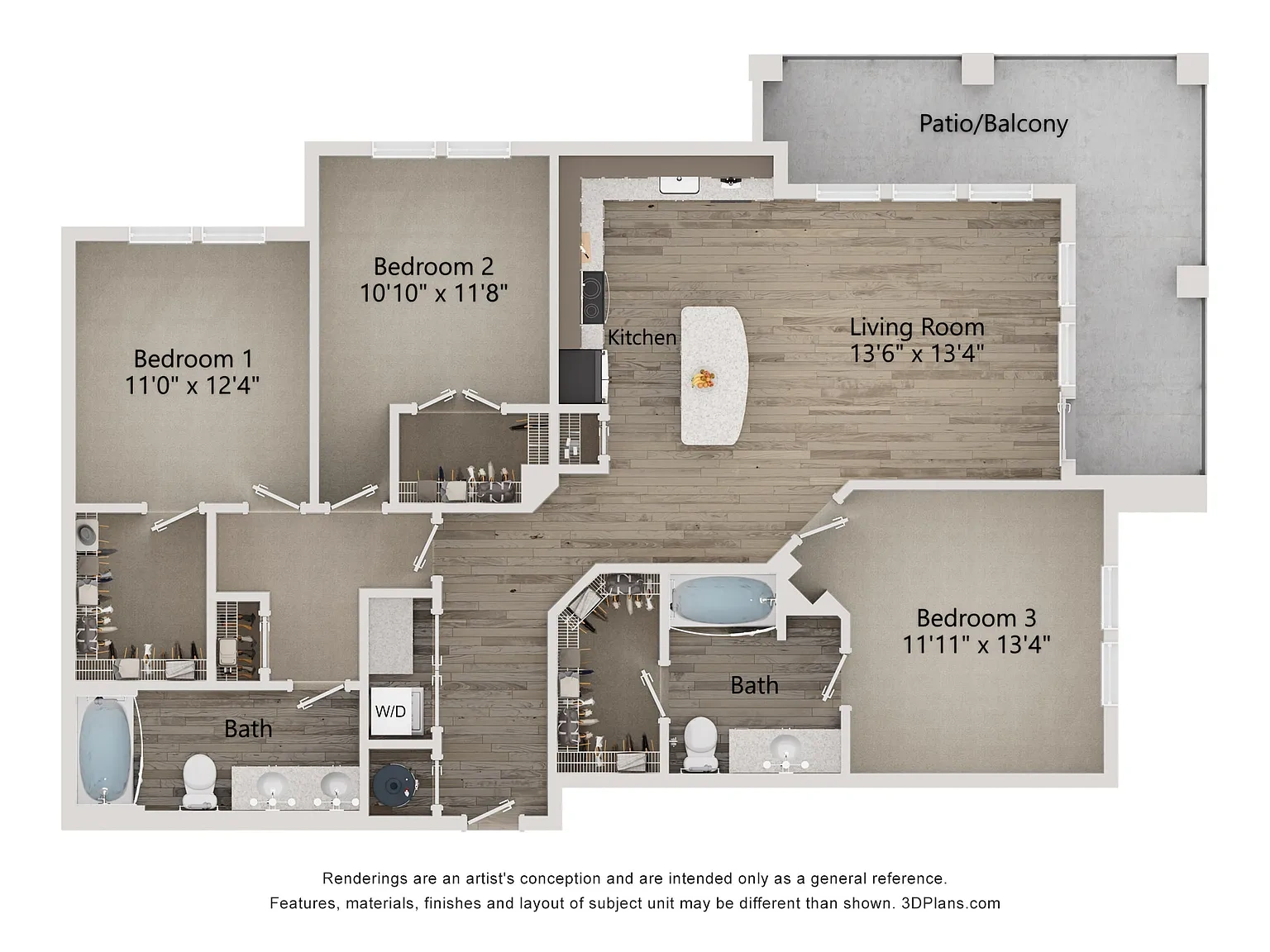 The Ironwood Apartments – Floor plan