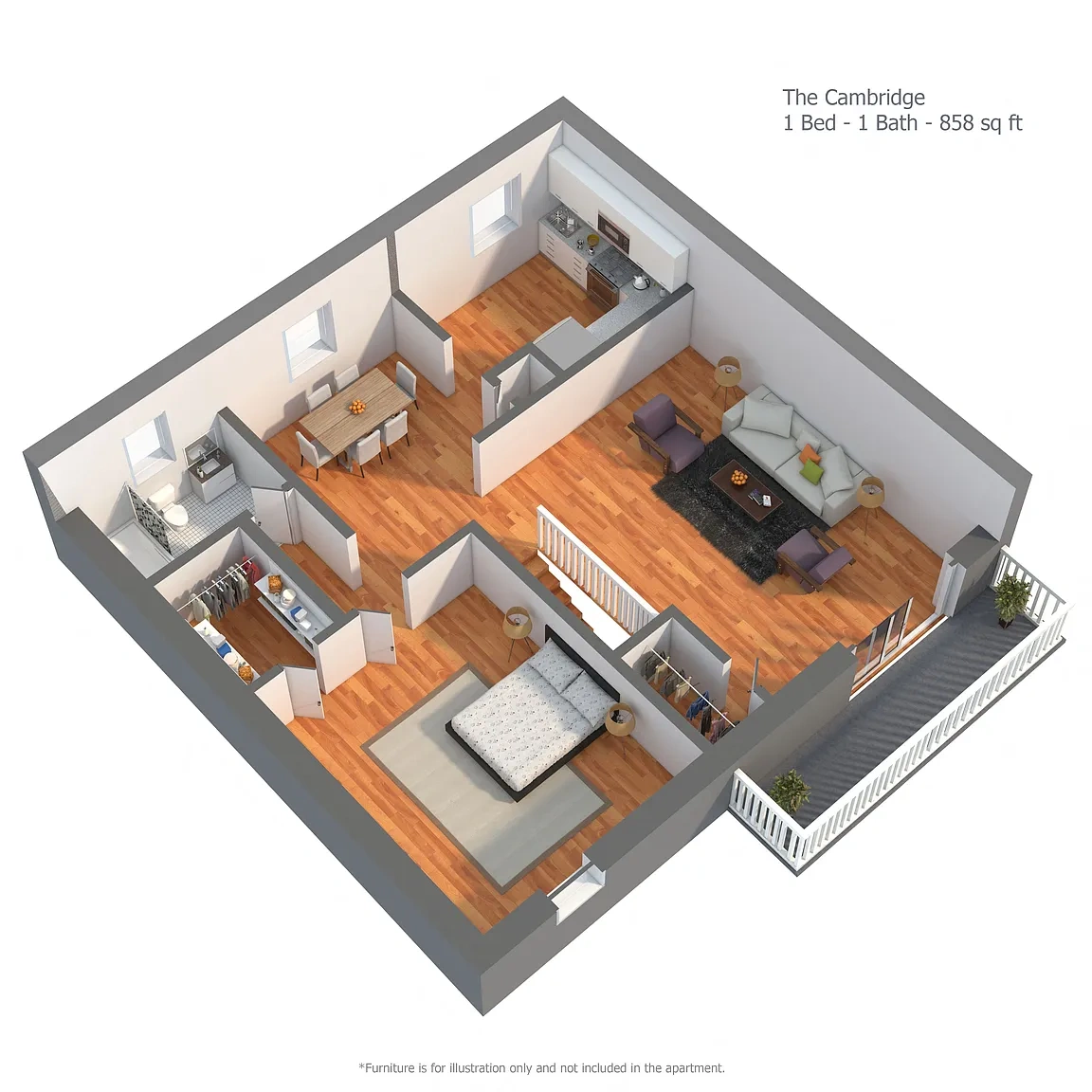 Troy Hills Village – Floor plan