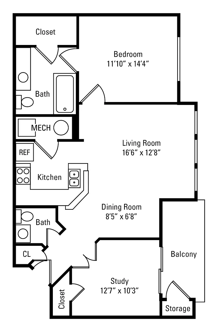Highlands of Montour Run Apartment Homes – Floor plan