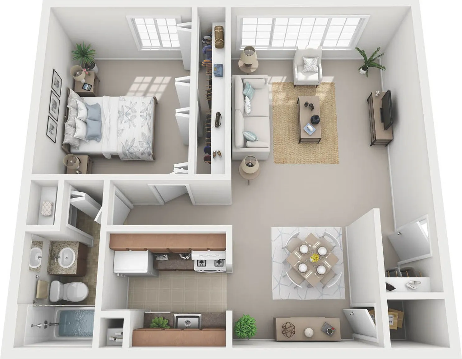 Village One Apartments – Floor plan