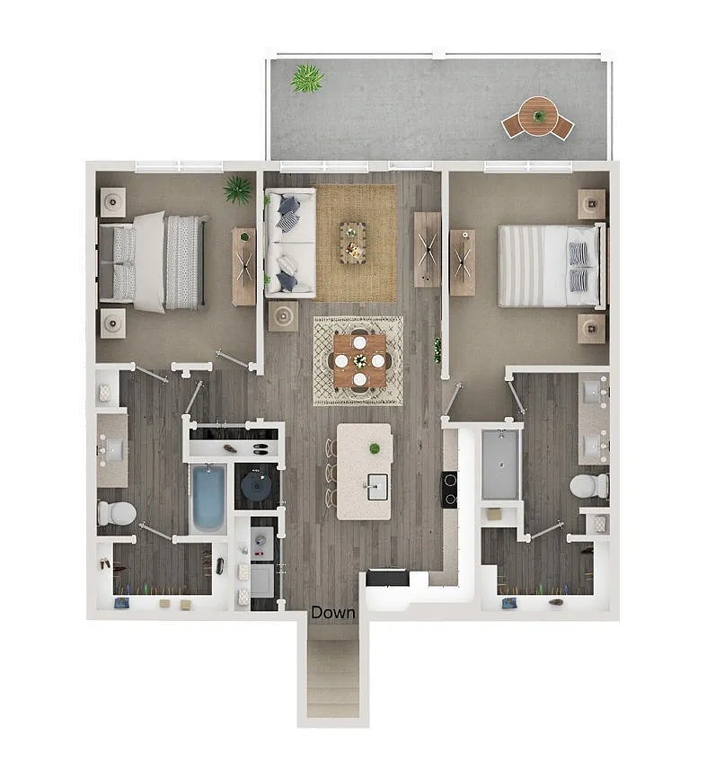 The Heron at River Island – Floor plan
