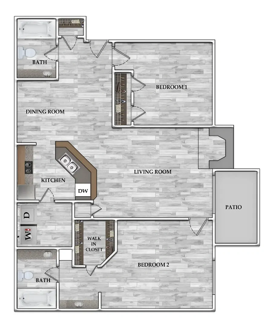 Serena Village 2 Apartments – Floor plan