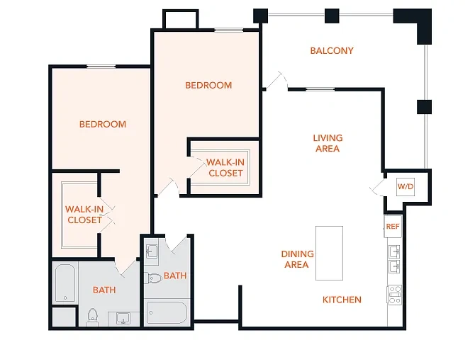 The Venue at Orange – Floor plan