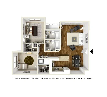 The Aspen Apartments – Floor plan