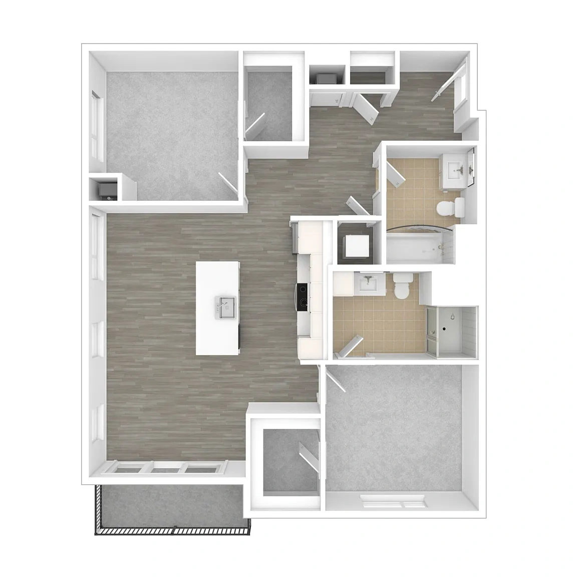 Beach House Apartments – Floor plan