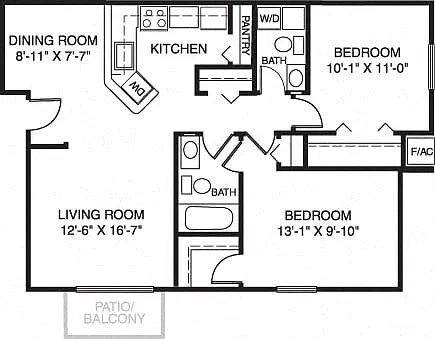 South Bridge Apartments – Floor plan
