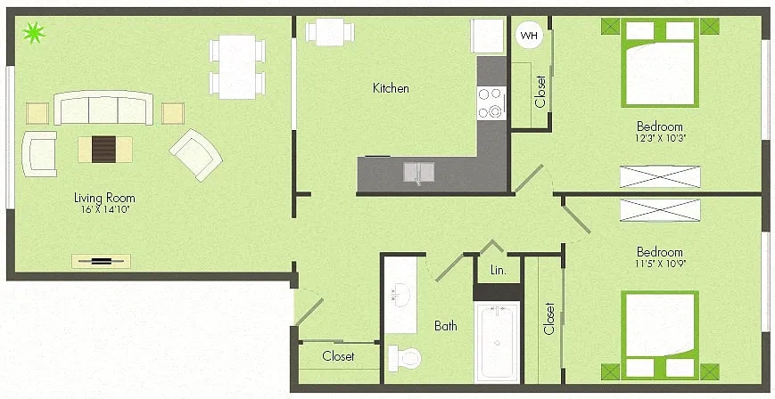 The Clairmont – Floor plan